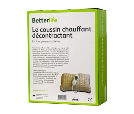 Almohadilla térmica descontracturante Betterlife 1ut