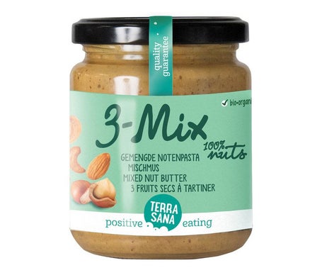 Terrasana 3-Mix Crema Frutos Secos Sin Cacahuete Bio 250g