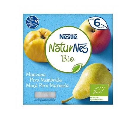 Nestle Naturnes Bio Apple Pear Quince 90g Promofarma