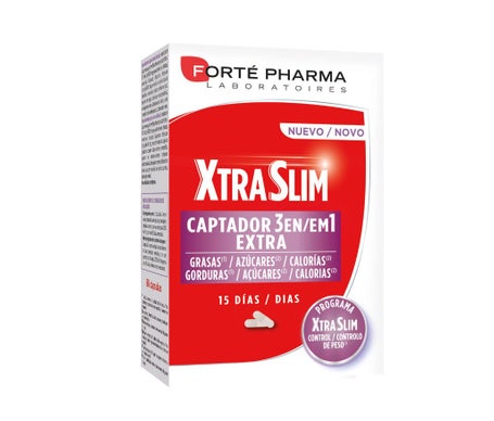 Forté Pharma XtraSlim Captador 3 en 1 Extra 60caps