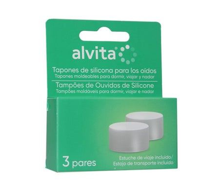 Alvita Tapones Oído Silicona 6uds