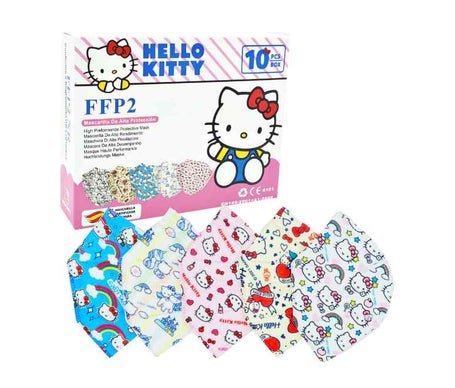 Sanri Hello Kitty FFP2 Children's Face Mask 10 units