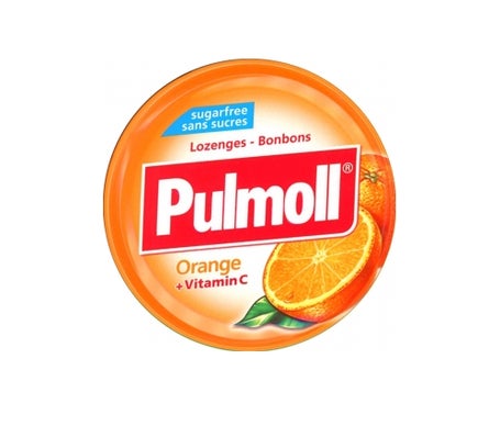 Pulmoll Tabletas sin azúcar Naranja 45g