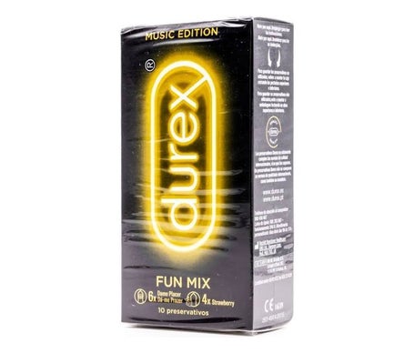 Durex Music Edition Preservativos Fun Mix 10 Preservativos