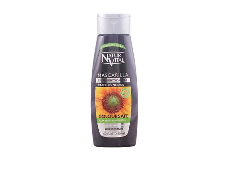 NaturVital Mascarilla Coloursafe Negro 300ml