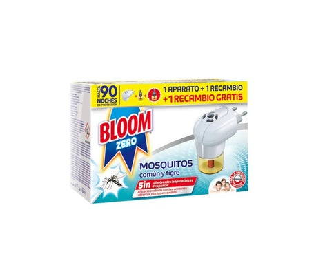 Bloom Zero Repelente Mosquitos Aparato + 2 Recambios