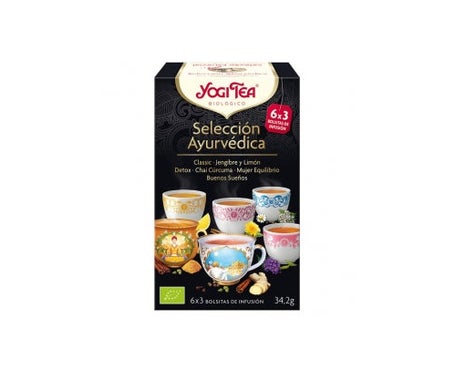 Yogi Tea Seleccion Ayurvedica 6 x 3 18 Bolsitas