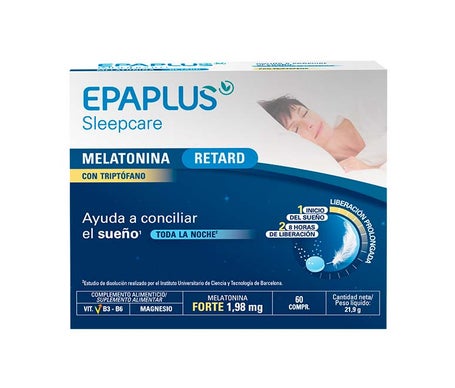 Epaplus Sleepcare Melatonina Retard 60comp