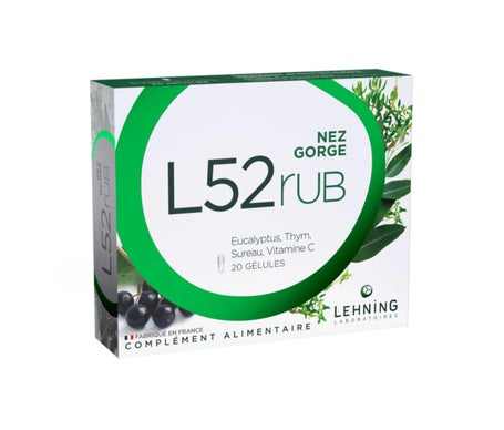 Lehning L52 Rub Nariz Garganta 20caps