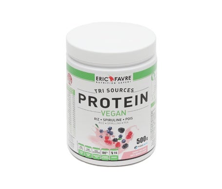 Eric Favre Protein Vegan Triple Berries 500 g | Natural Doctor