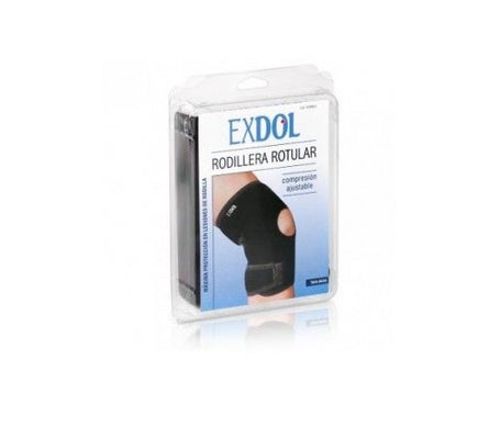 Exdol Rodillera Neopreno Color Negro 1ud