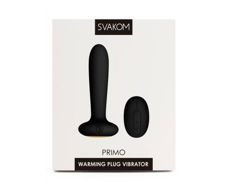 Svakom Plug Anal Control Calor con Control Remoto Negro 1ud