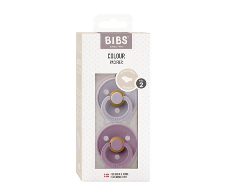 Bibs Anatommic Fossil Grey-Mauve Talla 2 2uds