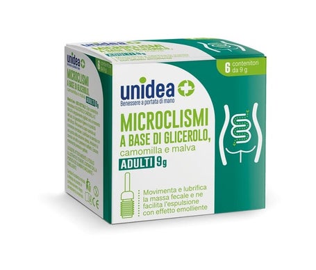 Unidea Microenemas Glycerol Chamomile and Mallow Adults 6x9g