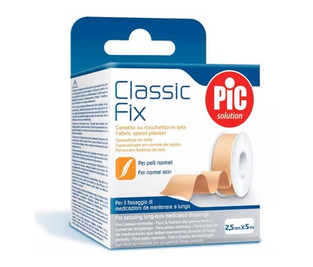 Pic Solution Classic Fix Esparadrapo de Tela 2,5cmx5m 1ud
