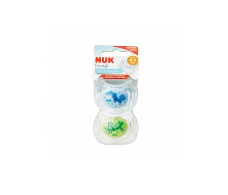 Nuk Chupete Silicona Freestyle Pacifier Baby 0-6m 2uds