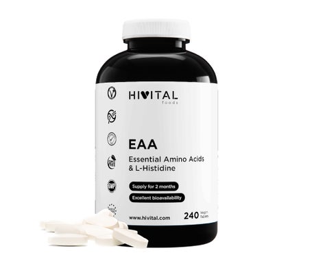 HIVITAL EAA Aminoácidos Esenciales 240 comp de Hivital Foods | Natural Doctor