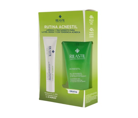 Rilastil Pack Acnestil Crema Attiva 40ml + Gel Limpiador 50ml