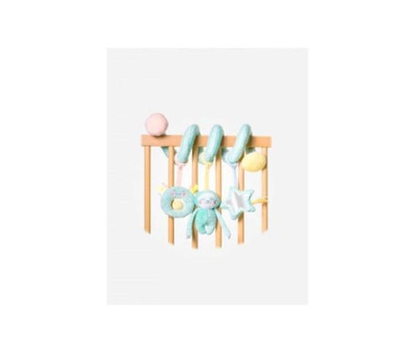 Saro Espiral con Sonajeros Verde Wild Colors 1ud