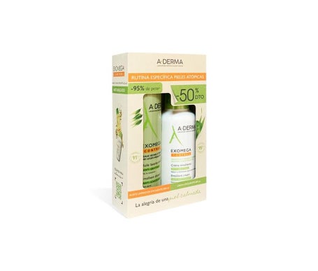 A-Derma Pack Exomega Aceite 500ml + Crema 400ml