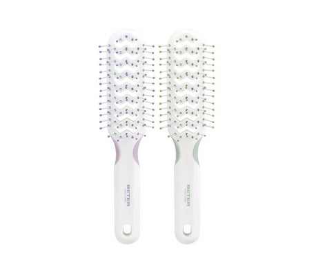 Beter Cepillo Esqueleto Púas Nylon Colores Surtidos 1 ud