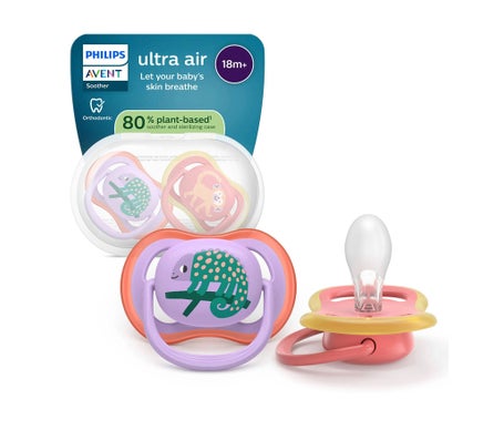 Philips Avent Ultra Air Chupete Camaleón Mono 18M+ 2uds