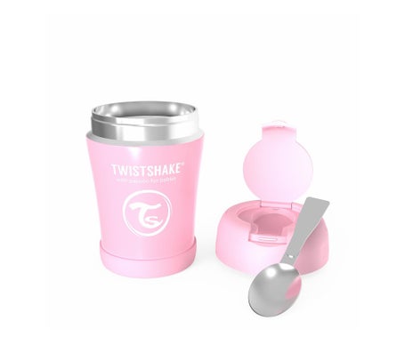 Twistshake Termo Frío Calor Color Rosa Pastel 350ml