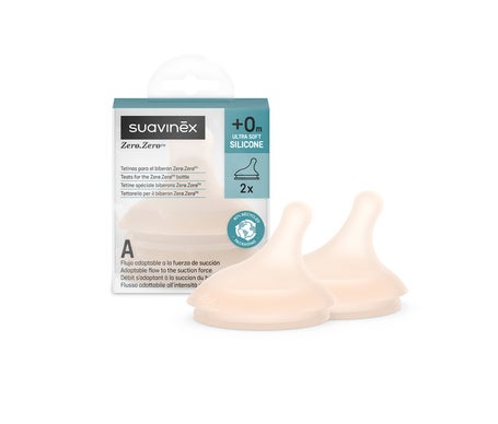 Suavinex Zero Zero Tetina Lactancia Anticólico 0+ S U 2uds