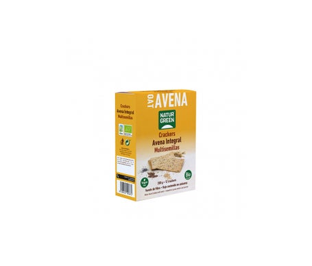 Naturgreen Crackers Avena integrale Semi biologici 200g