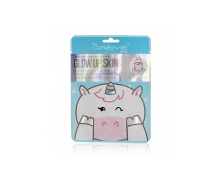 The Crème Shop Glow Up, Skin! Mascarilla facial unicornio Iluminadora 25g