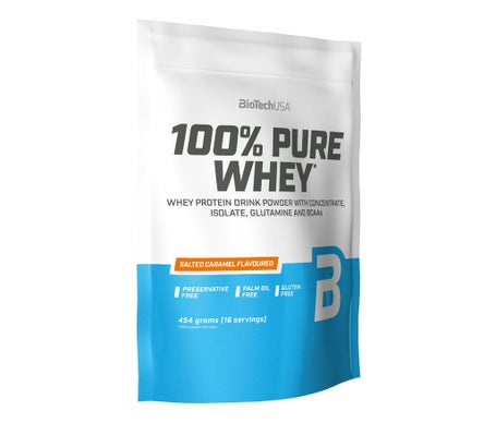 BioTech USA 100% Pure Whey Salted Caramel 454g | Natural Doctor