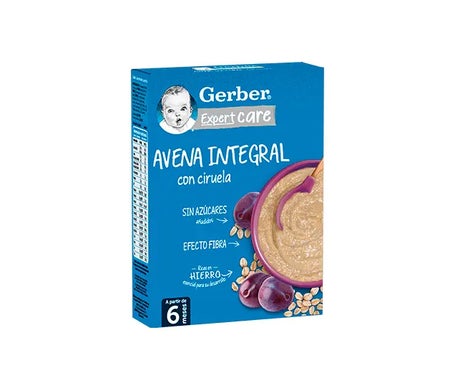Gerber ExpertCare Avena Integral con Ciruela 250g