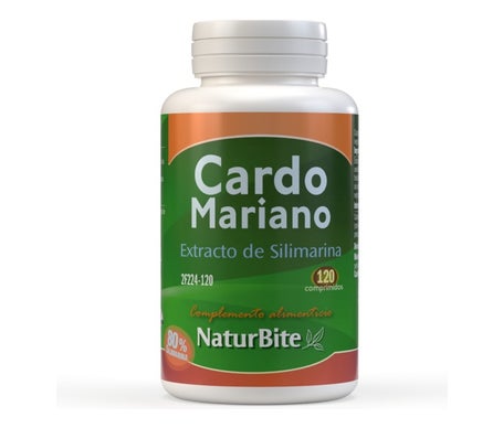 Naturbite Cardo Mariano Extracto Silimarina 120caps