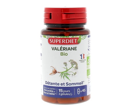 Superdiet Valeriana Bio 45caps