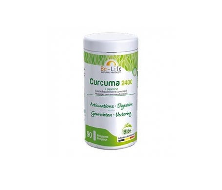 Belife Turmeric-Piperine 2400 90 capsules Organic - Be-Life