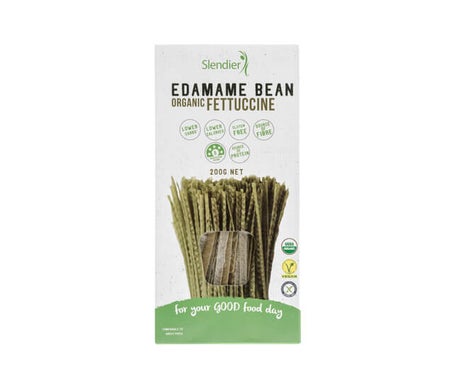 Slendier Edamame Bean Organic Fettuccine Bio 200g | Natural Doctor