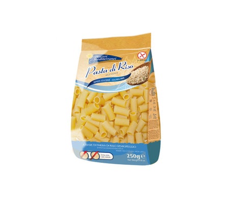 Piaceri Mediterranei Pasta Arroz Rigatoni Sin Gluten 250 g de EUROSPITAL | Natural Doctor