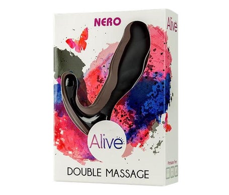 Alive Nero Doble Masajeador Anal & Prostático 1ud