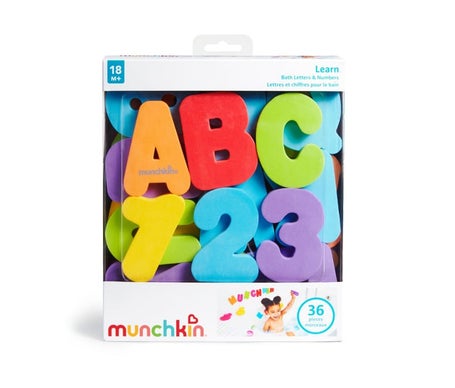 Munchkin Juguete Baño Letras y Números +18M 1ud