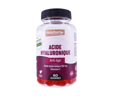 Nat&Form Ácido Hialurónico Antiedad Gummies 60uds