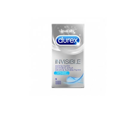 Durex Preservativos Invisible Extra Fino 6uds