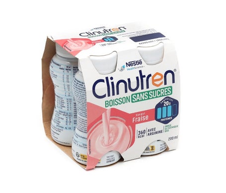 Clinutren Pack Bebida Sin Azúcar Nutriente Fresa Bio 4x200ml | Natural Doctor