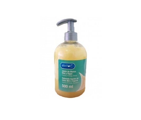 Alvita jabón de manos miel y yogur 500ml