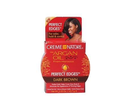 Creme Of Nature Perfect Edges Gel Argán Castaño Oscuro 63,7g
