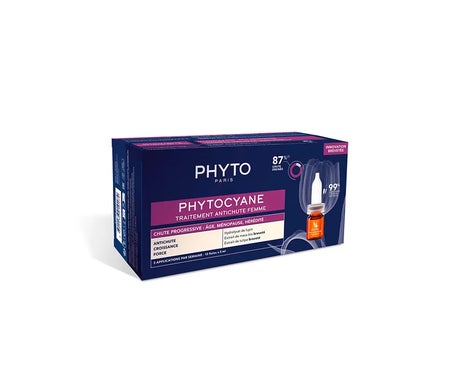 Phyto Phytocyane Tratamiento Anticaída Mujer Progres 12uds