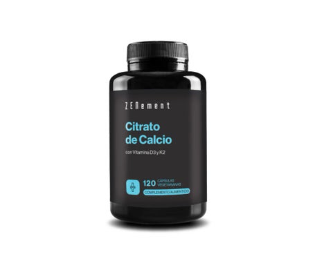 Zenement Citrato Calcio Vitamina D3 y K2 120vcaps