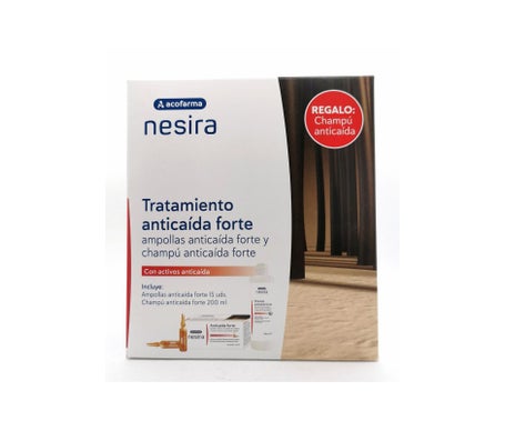 Acofarma Nesira Pack Anticaída Ampollas + Champú