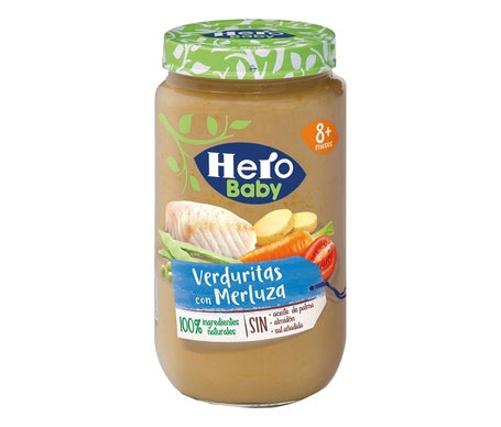 Hero Baby Tarito Verduritas con Merluza Bio 235g