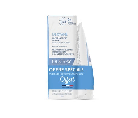 Ducray Set Dexyane Crema Barrera 100ml + Gel Limpiador 100ml