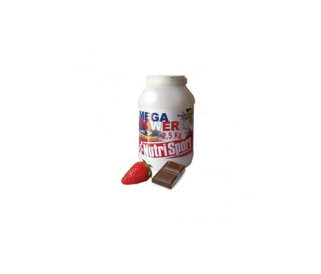 Megapower bote 2.5 KG + Nutrisport + Fresa